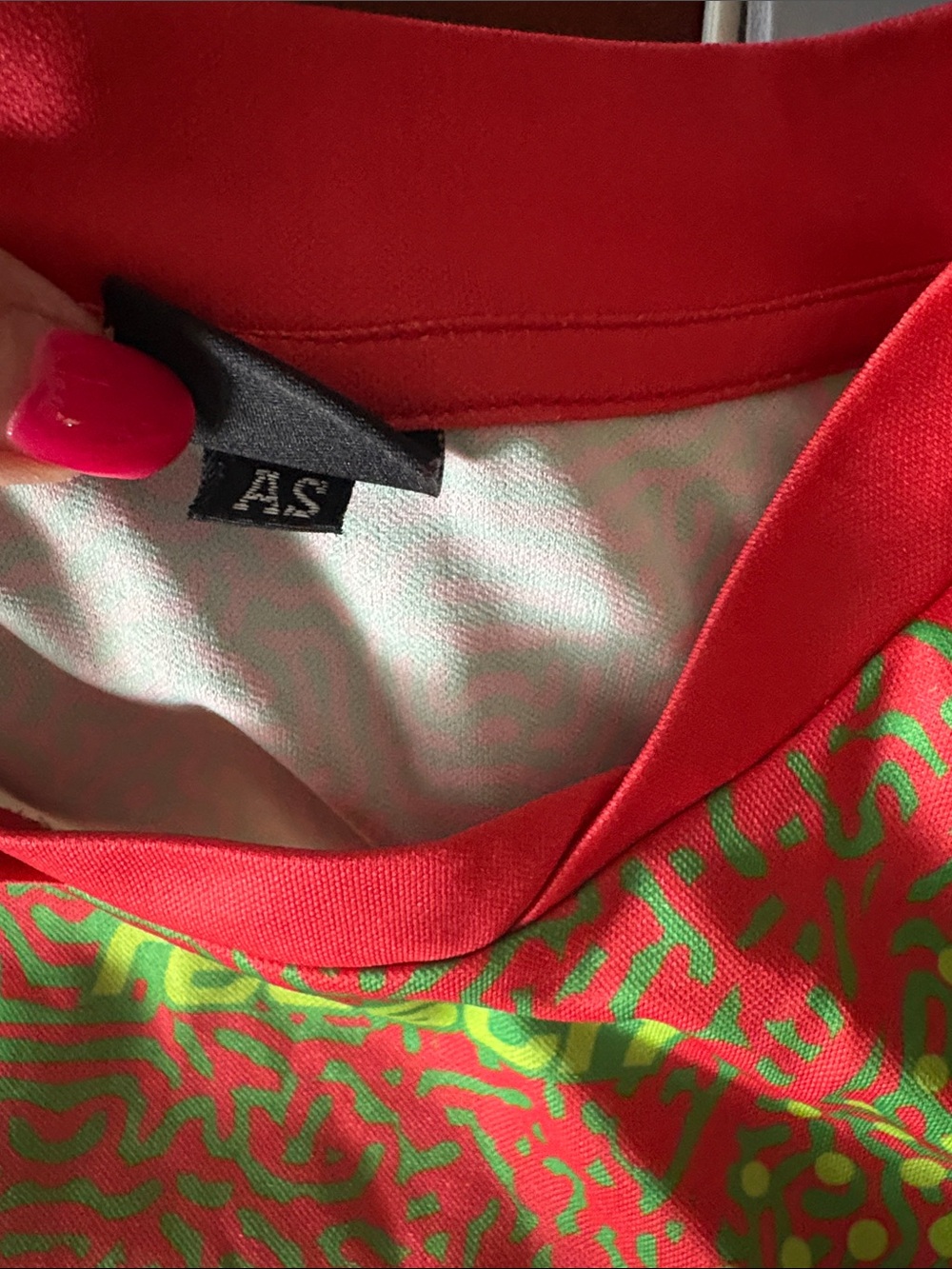 Reusch Men's Long-Sleeve Goalkeeper Jersey in Red and Green - Picture 3 of 5